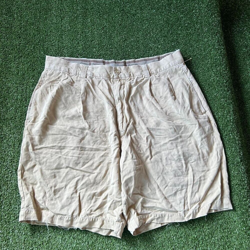 Tommy-bahama Men's Cream and Tan Shorts